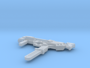 1:10 Miniature Sombra Machine Pistol in Clear Ultra Fine Detail Plastic