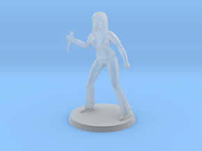 Lara the Slayer 3 in Clear Ultra Fine Detail Plastic