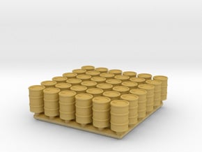 Barrel 01. N Scale (1:160) in Tan Fine Detail Plastic