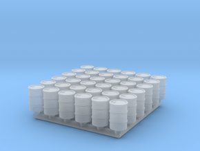 Barrel 01. N Scale (1:160) in Clear Ultra Fine Detail Plastic