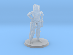 Thicker Pirate Lass in Clear Ultra Fine Detail Plastic