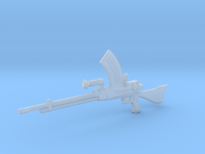1:6 Miniature Type 96 Light Machine Gun in Clear Ultra Fine Detail Plastic