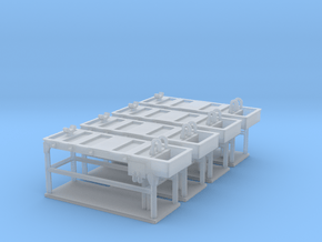 Autopsy table 01. HO Scale (1:87) in Clear Ultra Fine Detail Plastic