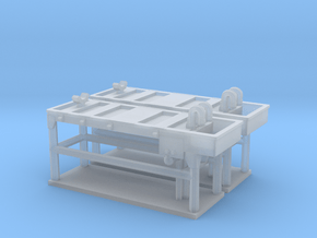 Autopsy Table 01. N Scale (1:160) in Clear Ultra Fine Detail Plastic