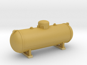 Propane tank 500 gallon. HO Scale (1:87) in Tan Fine Detail Plastic