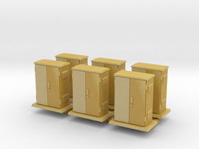 Padmount  Electrical Box 01. HO Scale (1:87) in Tan Fine Detail Plastic