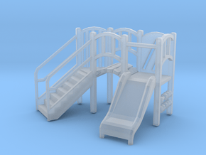Playground Equipment 01. HO Scale (1:87) in Clear Ultra Fine Detail Plastic