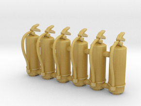 Fire Extinguisher 01. 1:24 scale in Tan Fine Detail Plastic