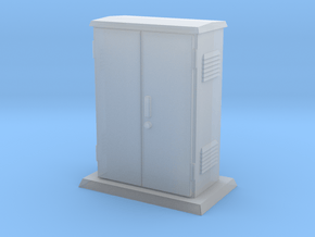 Padmount Electrical Box 01.  1:24 scale in Clear Ultra Fine Detail Plastic