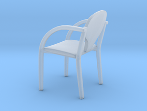 Chair 01. 1:24 scale in Clear Ultra Fine Detail Plastic