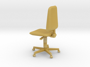 Chair 03. 1:24 scale in Tan Fine Detail Plastic