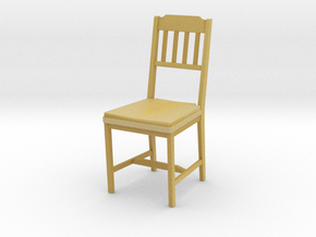 Chair 04. 1:24 Scale in Tan Fine Detail Plastic