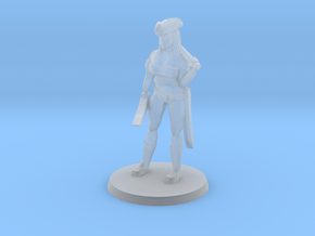 Swashbuckling Kathy  in Clear Ultra Fine Detail Plastic