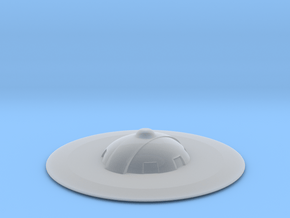 Saucer series 2 in Clear Ultra Fine Detail Plastic