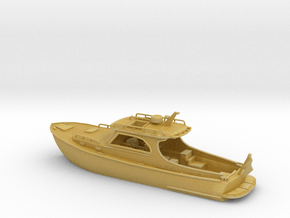 Yacht 01.HO Scale (1:87) in Tan Fine Detail Plastic