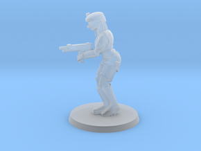 Mercenary Lucy in Clear Ultra Fine Detail Plastic