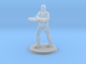 Andrew the Crossbowman  in Clear Ultra Fine Detail Plastic