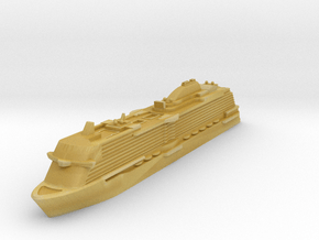 Miniature Enchanted Princess Ship - 12.5 cm in Tan Fine Detail Plastic