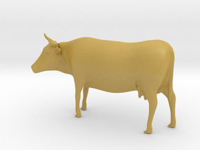 Cow 01. O scale (1:43) in Tan Fine Detail Plastic