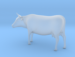 Cow 01. O scale (1:43) in Clear Ultra Fine Detail Plastic