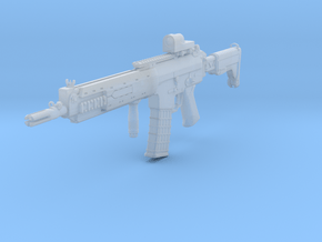 1/12th K5C with optics and foregrip in Clear Ultra Fine Detail Plastic