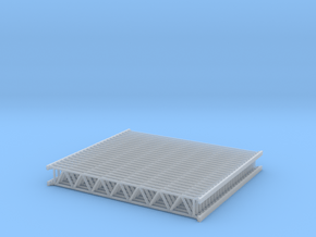 Lattice girder 01. HO Scale (1:87) in Clear Ultra Fine Detail Plastic