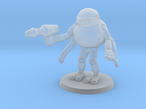 Trogg Security Officer in Clear Ultra Fine Detail Plastic