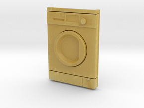 Washing Machine  02. 1:24 Scale in Tan Fine Detail Plastic