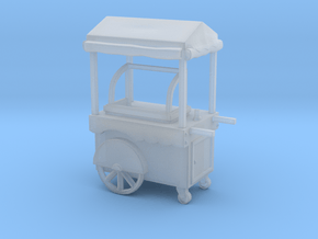 Food Cart 01. O scale (1:43) in Clear Ultra Fine Detail Plastic