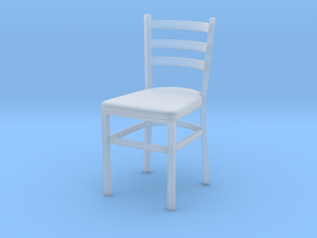 Chair 07. 1:24 Scale in Clear Ultra Fine Detail Plastic