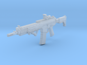 1/12th K5C with sight and angled grip in Clear Ultra Fine Detail Plastic