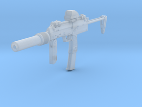 1/10th MP7 tactical 1 in Clear Ultra Fine Detail Plastic