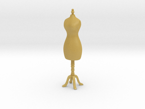 Female mannequin 01. 1:24 Scale in Tan Fine Detail Plastic