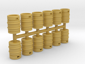 Beer Barrel. 1:64 Scale  in Tan Fine Detail Plastic