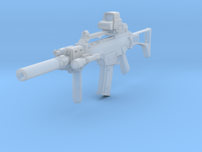 1/12th G36C Tactical 1 in Clear Ultra Fine Detail Plastic