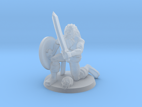 Leif the Viking in Clear Ultra Fine Detail Plastic