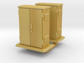 Padmount  Electrical Box 01. O Scale (1:43) in Tan Fine Detail Plastic