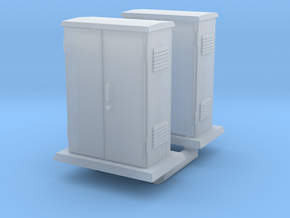 Padmount  Electrical Box 01. O Scale (1:43) in Clear Ultra Fine Detail Plastic