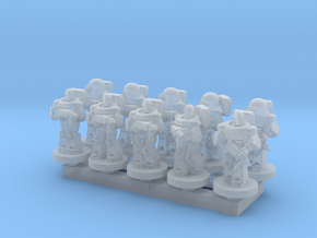 Space Army 10mm Set 1 in Clear Ultra Fine Detail Plastic