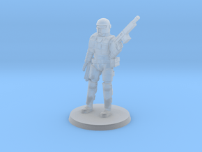 Kathy Heavy Armor (fixed version) in Clear Ultra Fine Detail Plastic