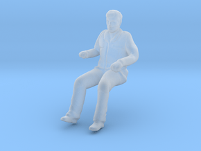 Man for WheelChair 1:32 Scale in Clear Ultra Fine Detail Plastic