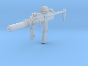 1/12th MP7 tactical 1 in Clear Ultra Fine Detail Plastic