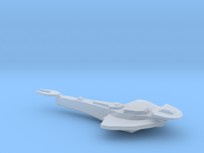Cardassian Warship in Clear Ultra Fine Detail Plastic