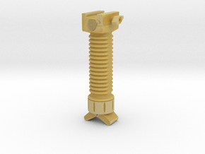 1/6th Foregrip with bipod (10% oversized) in Tan Fine Detail Plastic