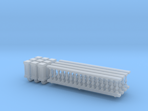 Baluster 01. HO Scale (1:87) in Clear Ultra Fine Detail Plastic