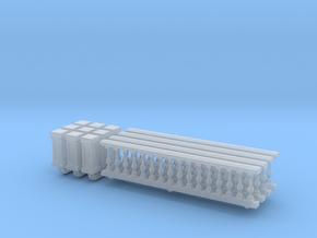 Baluster 01. 1:148 Scale  in Clear Ultra Fine Detail Plastic