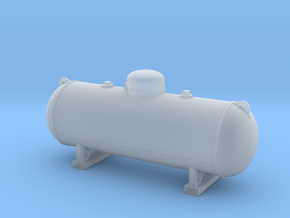 Propane tank 500 gallon. O Scale (1:43) in Clear Ultra Fine Detail Plastic
