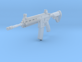 1/12th HK416Dgun in Clear Ultra Fine Detail Plastic