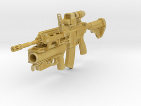 1/12th HK416Dtact1 in Tan Fine Detail Plastic