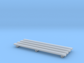 Baluster Railing 01. 1:64 Scale  in Clear Ultra Fine Detail Plastic